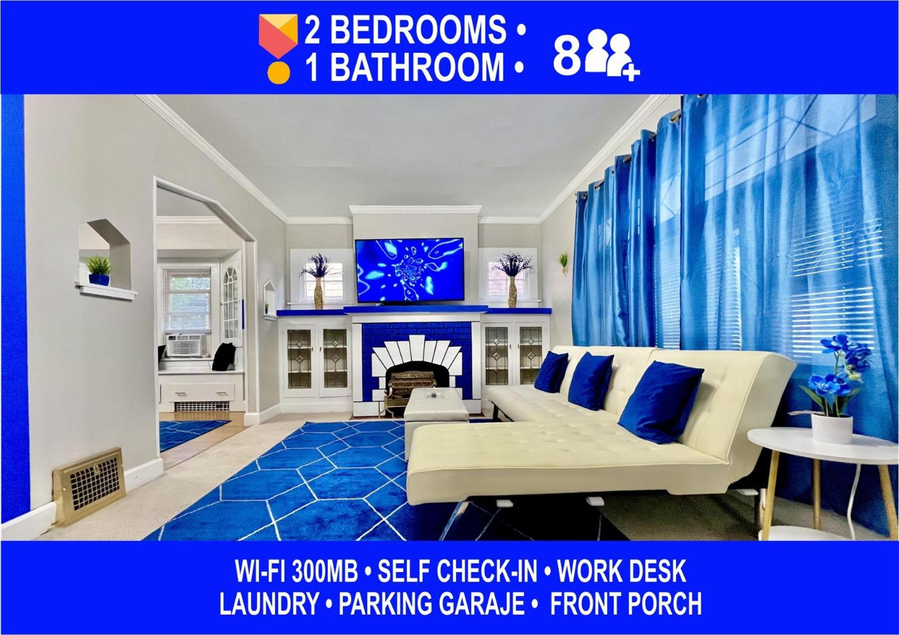 The Sapphire Haven - Your Old Brooklyn Oasis Awaits Families, Couples, Business Travelers Near Downtown With Parking, 300 Mb Wifi & Self Check-In Cleveland Dış mekan fotoğraf