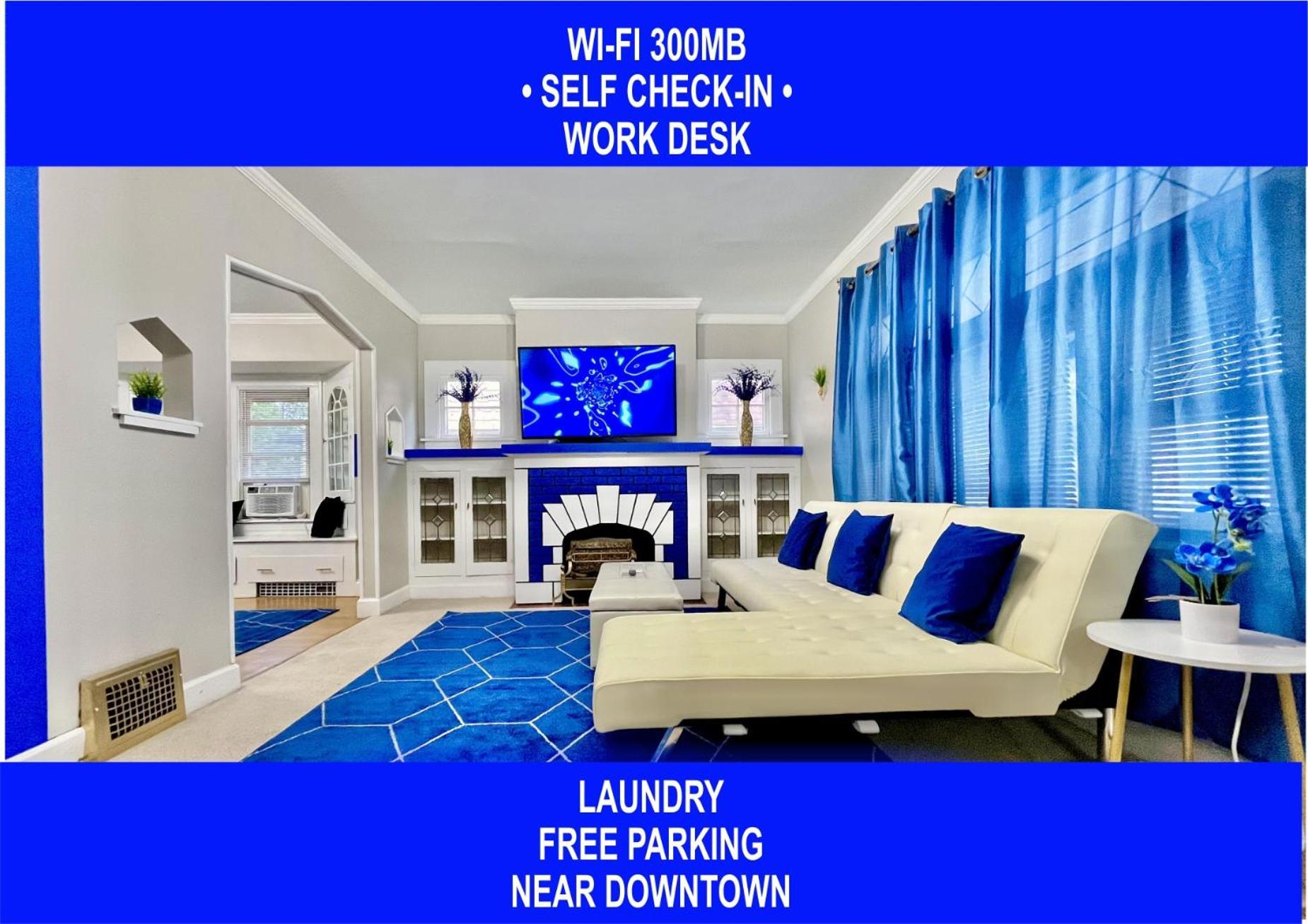 The Sapphire Haven - Your Old Brooklyn Oasis Awaits Families, Couples, Business Travelers Near Downtown With Parking, 300 Mb Wifi & Self Check-In Cleveland Dış mekan fotoğraf